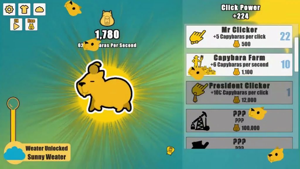 Capybara Clicker Crazy Games